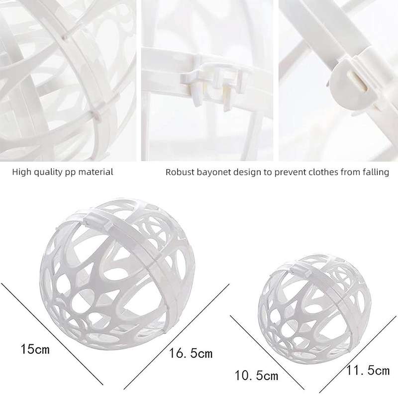 Fashionable Bubble Bra Washer Baby Laundry Aid Saver Washing Ball(White)