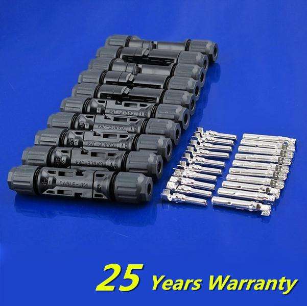 MC4 Connector male female 30A 1000V Solar Panel Branch Series for PV Cable 2.5/4/6mm2