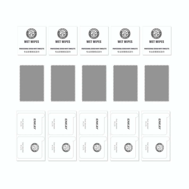 For Samsung Galaxy A04 / A04s 5pcs ENKAY Full Glue 0.26mm 9H 2.5D Tempered Glass Full Film