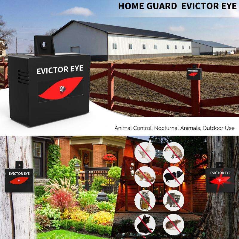 SK191 2pcs Solar Farm Wild Eagle Eye Animal Repeller