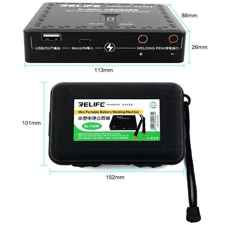RL-936W Mobile Phone Repair Battery Handheld Spot Welder, Specification: Spot Welding Pen + Fixed...