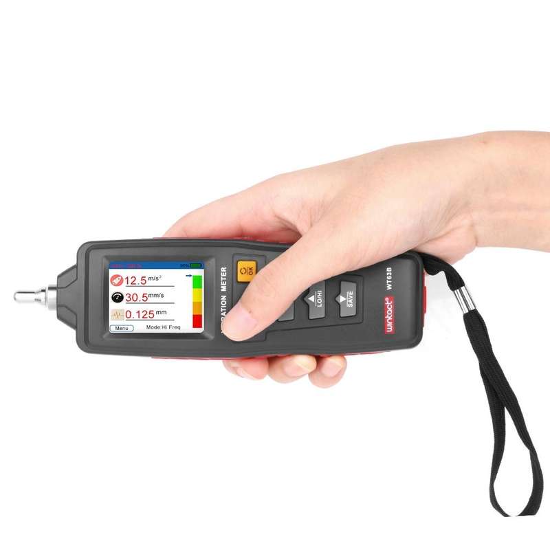 WINTACT WT63B Handheld Vibration Analyzer Digital Vibration Meter