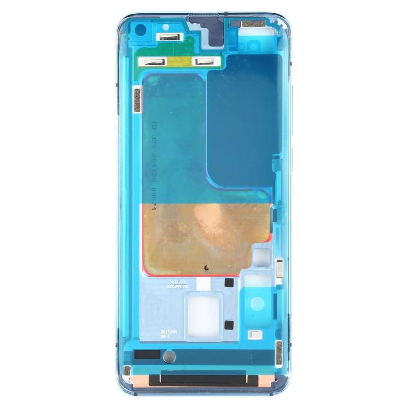 Original Front Housing LCD Frame Bezel Plate for Xiaomi Mi 10S(Blue)
