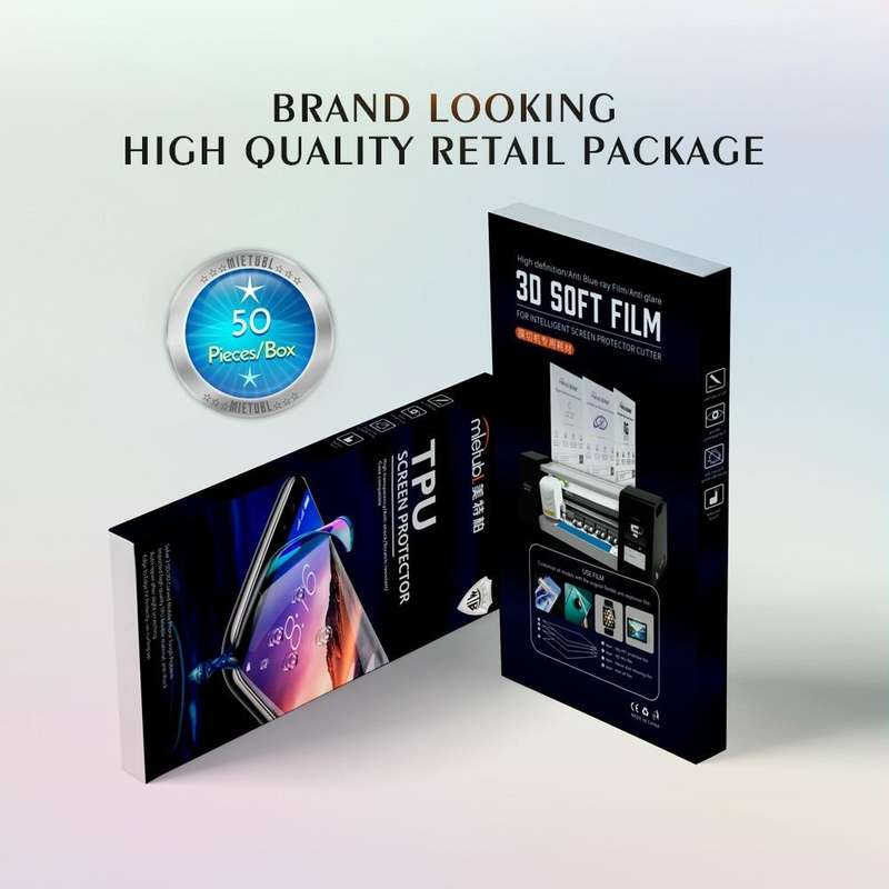 50 PCS 30 x 20cm Tablet Anti Blue-ray TPU Soft Hydrogel Film Supplies for Intelligent Protector C...