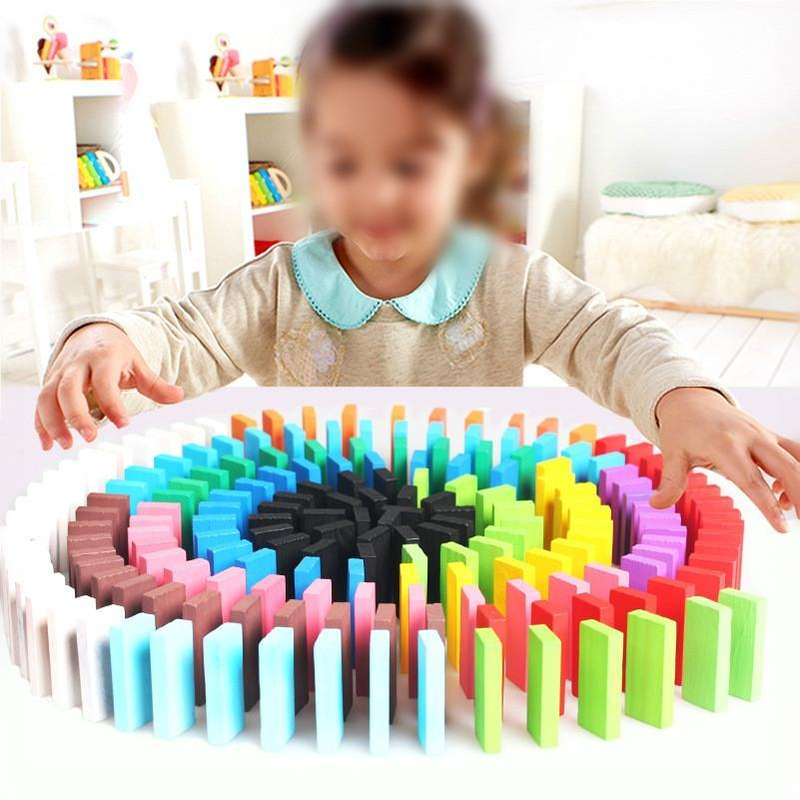 12 Colors 120 PCS / Set Building Blocks Competition Puzzle Early Education Wooden Toys for Childr...