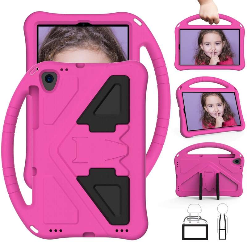 For Samsung Galaxy Tab A 10.1 (2019) T510 EVA Flat Anti Falling Protective Case Shell with Holder...