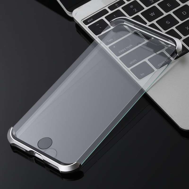 Ultra-Thin Angular Frame Magnetic Absorption Double-Sided Tempered Glass Shell for iPhone 8 Plus(...
