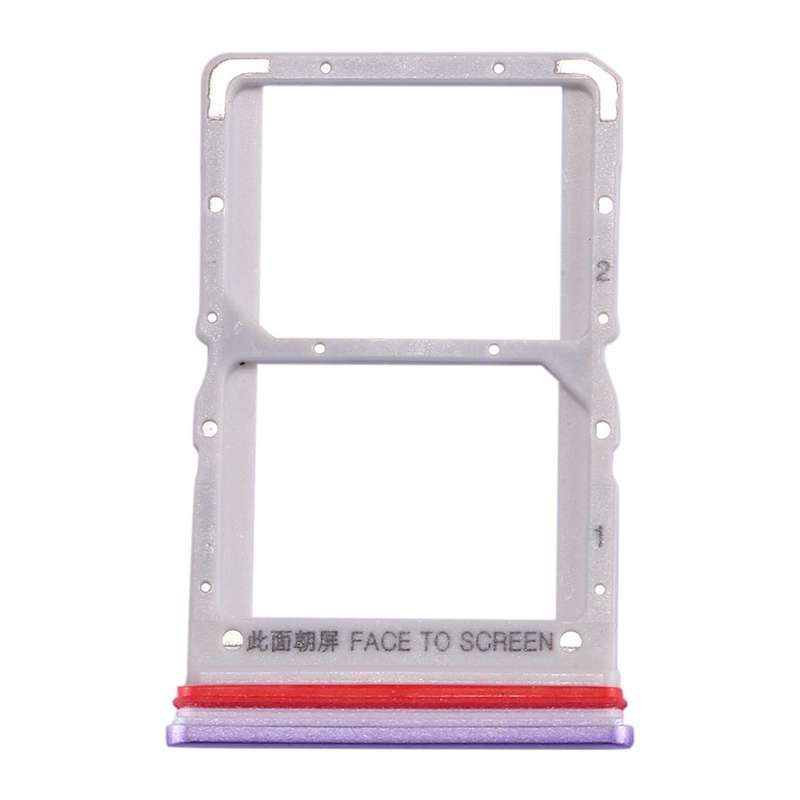 SIM Card Tray + SIM Card Tray for Xiaomi Redmi K30 5G(Purple)