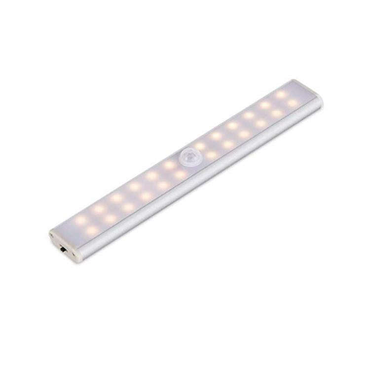 2W 24 LEDs Warm White Wide Screen Intelligent Human Body Sensor Light LED Corridor Cabinet Light,...