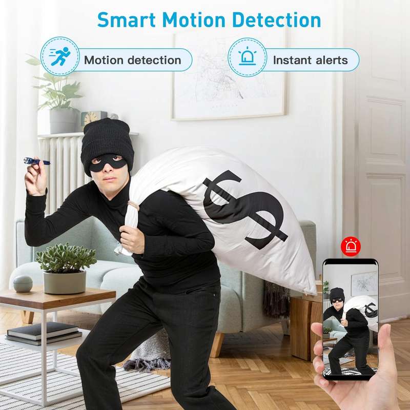 R6 4K HD WiFi Camera Support Remote View Portable Mini Night Vision Video Camera