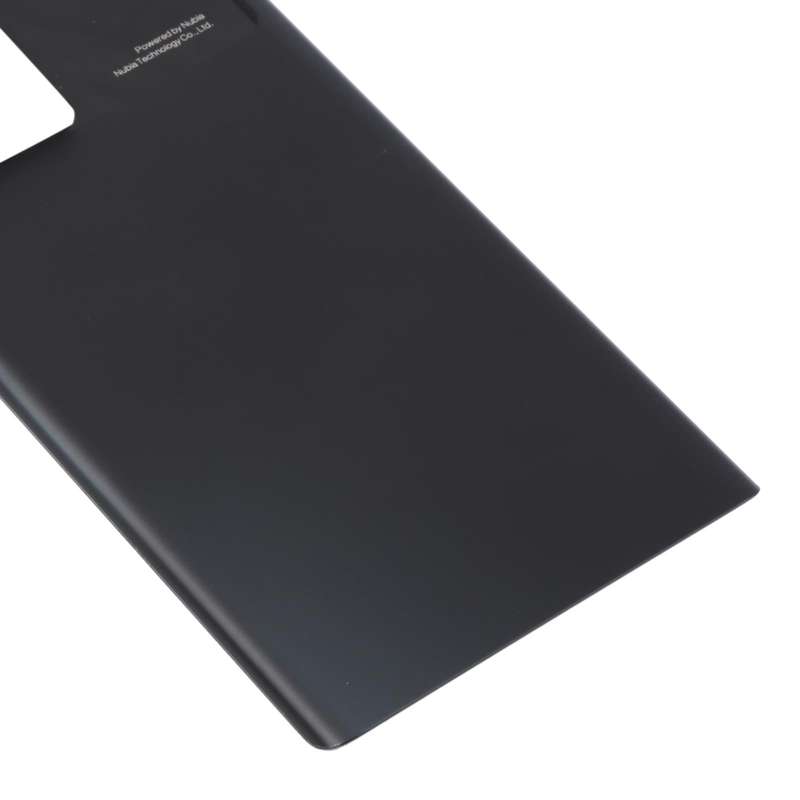 Glass Battery Back Cover for ZTE Nubia Z30 Pro(Black)