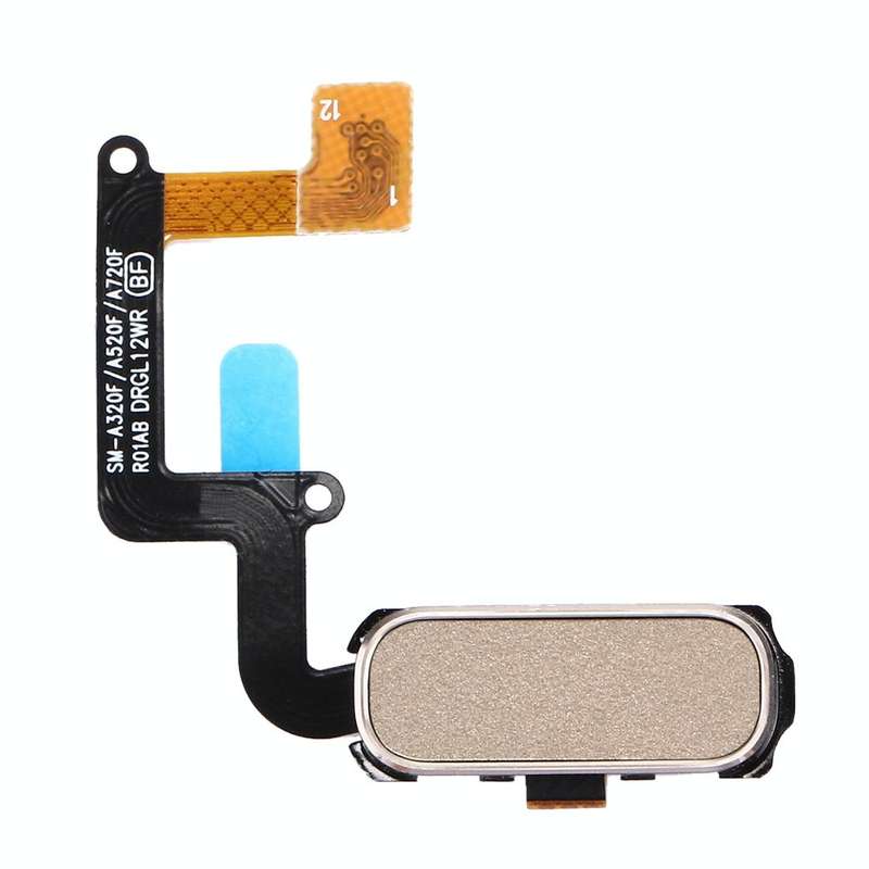 Home Button Flex Cable with Fingerprint Identification for Galaxy A3 (2017) / A320 & A5 (2017) / ...