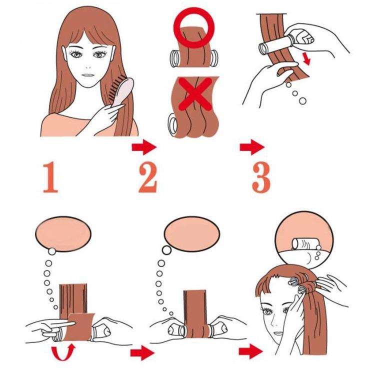 10 PCS/Set Curling Irons Electric Roll Hair Tube Heated Roller Hair Curly Styling Stick(Classic S...