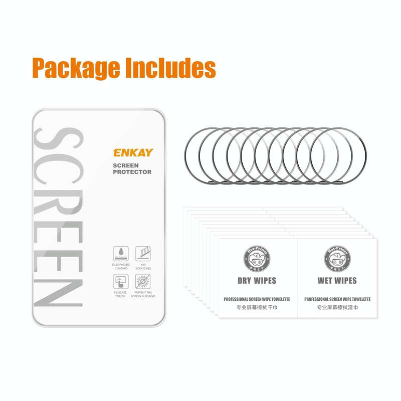For Garmin Epix Pro Gen 2 47mm 10pcs ENKAY 3D Full Coverage Soft PC Edge + PMMA HD Screen Protect...