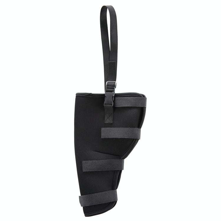 HJ19 Pet Surgery Rehabilitation Back Leg Protector Walking Aids, Size: XS(Black Right Back Leg)