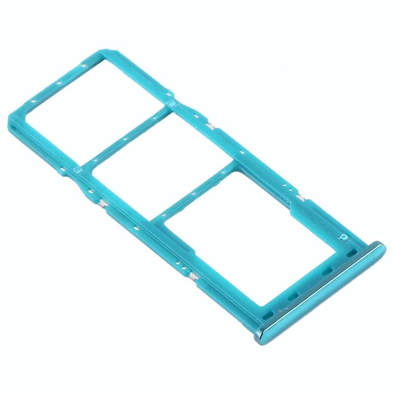 For Samsung Galaxy A50s SM-A507 SIM Card Tray + SIM Card Tray + Micro SD Card Tray (Green)