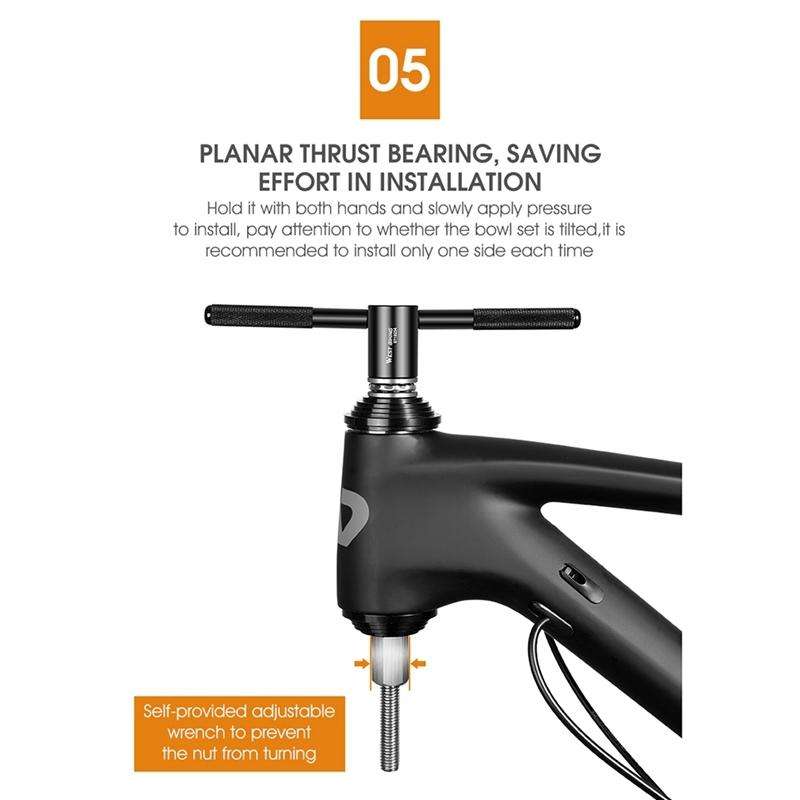 WEST BIKING Bicycle Headset Installation Removal Tools Bike Bottom Bracket Bearing Press Tool Bic...