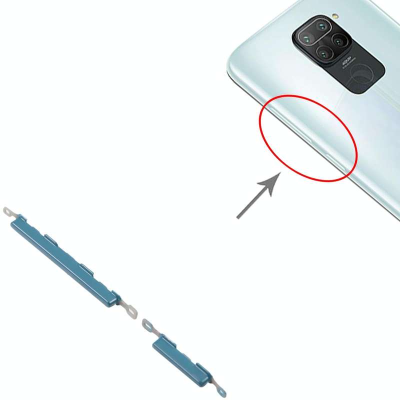 Power Button and Volume Control Button for Xiaomi Redmi Note 9/Redmi 10X 4G (Green)