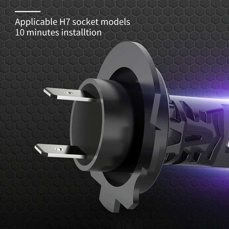 1 Pair H7 Car LED Headlights LED Fog Light