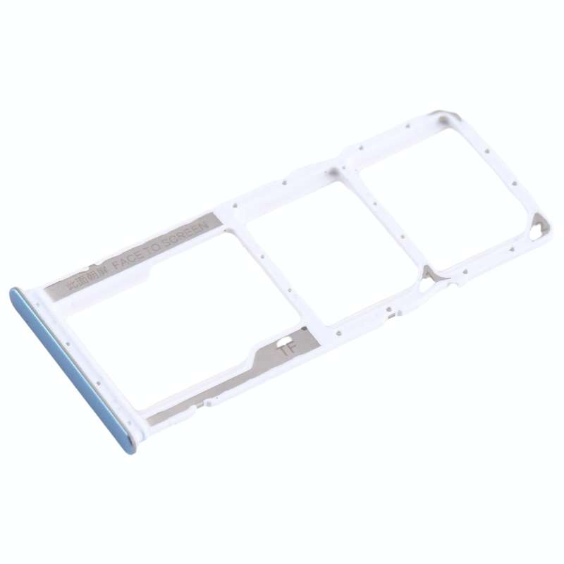 For Xiaomi Poco M4 Pro SIM Card Tray + SIM Card Tray + Micro SD Card Tray (Baby Blue)