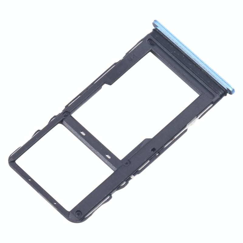 For TCL 20L / 20 Lite Original SIM Card Tray + Micro SD Card Tray (Blue)