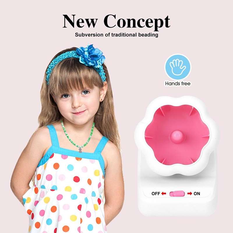 Electric Automatic Beading Machine DIY Handmade Bead Threading Machine Beading Tools Bead Stringe...