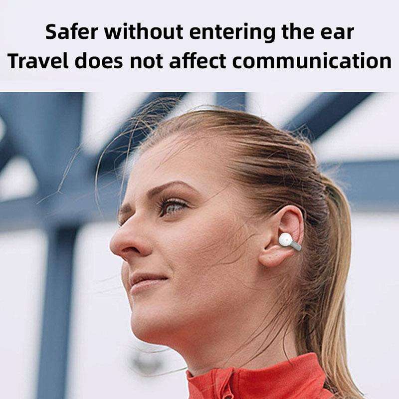 M-S8 Wireless Stereo Single Ear Clip-on Bluetooth Earphone(Blue)