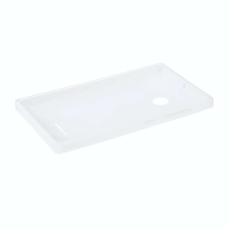 Solid Color Battery Back Cover for Microsoft Lumia 532(White)