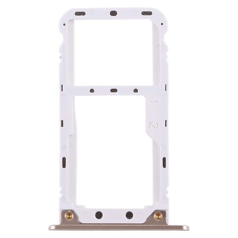 2 SIM Card Tray / Micro SD Card Tray for Xiaomi Redmi 5 Plus(Gold)