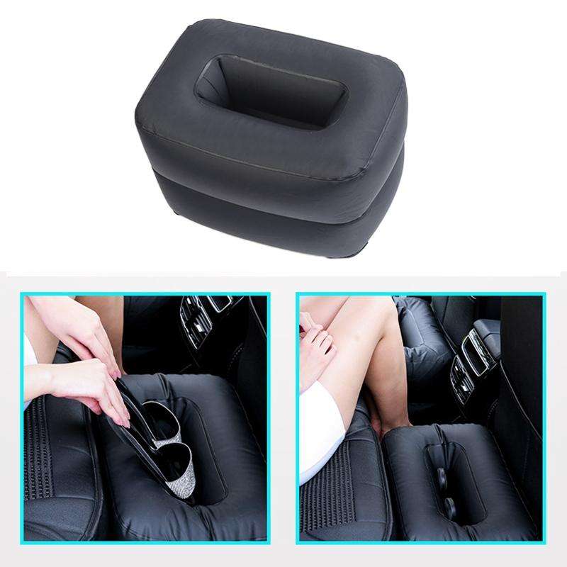 Universal Car Travel Inflatable Mattress Air Bed Camping Back Seat Couch, Size: 90 x 135cm(Grey)