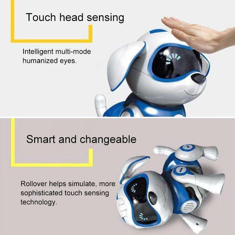USB Charging Smart Touch Sensing Machine Dog Children Electric Toys, Supports Walking & Gnawing B...
