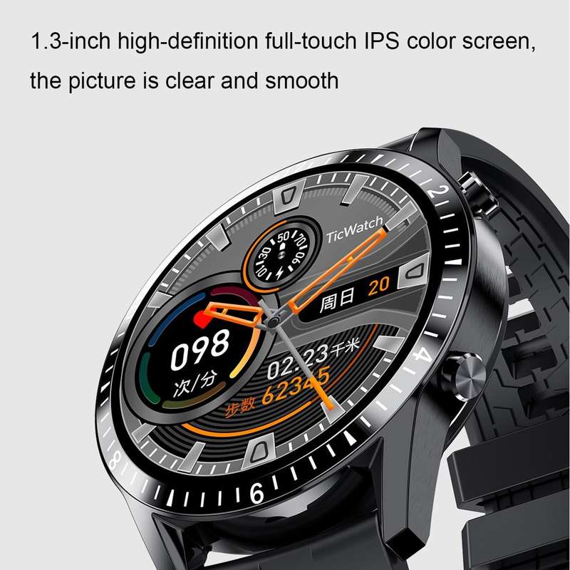I9 1.3 Inch Heart Rate/Blood Pressure/Blood Oxygen Monitoring Watch, Color: Orange