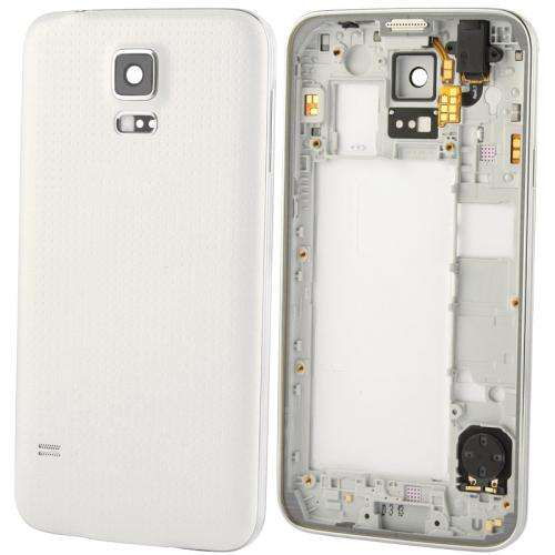 For Galaxy S5 / G900 Original LCD Middle Board (Dual Card Version) with Button Cable & Back Cover...