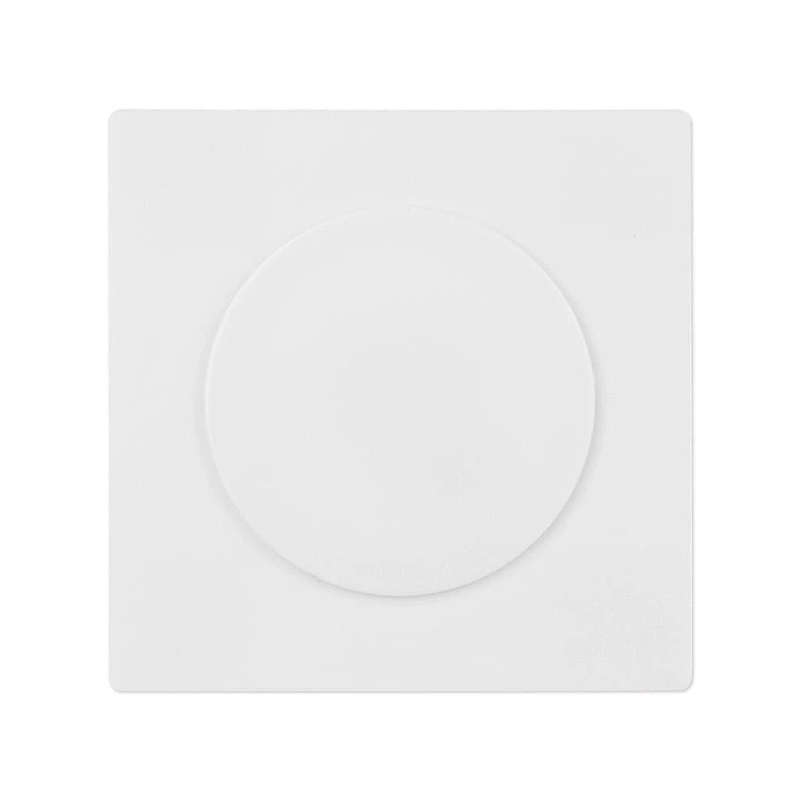 Square Air Conditioning Hole Decoration Cover Wall Hole Plug, Style: 9cm White