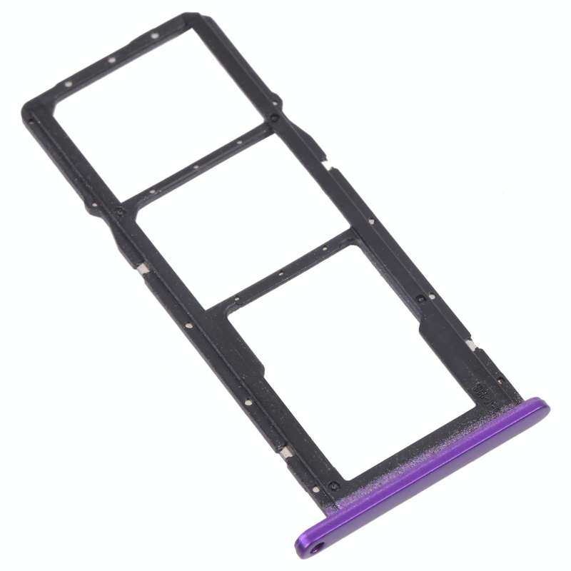 SIM Card Tray + SIM Card Tray / Micro SD Card Tray for Huawei Enjoy 20e (Purple)