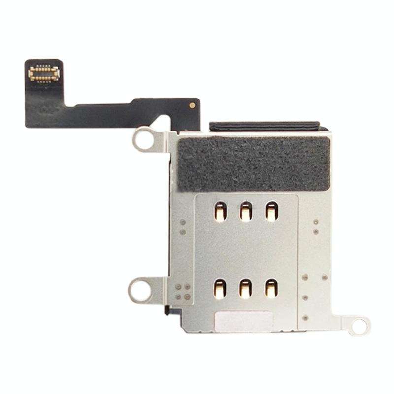Dual SIM Card Holder Socket with Flex Cable for iPhone 12 Pro Max