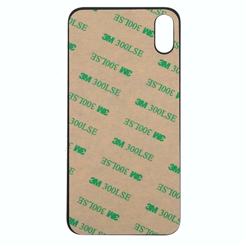 Glass Battery Back Cover for iPhone X(Black)