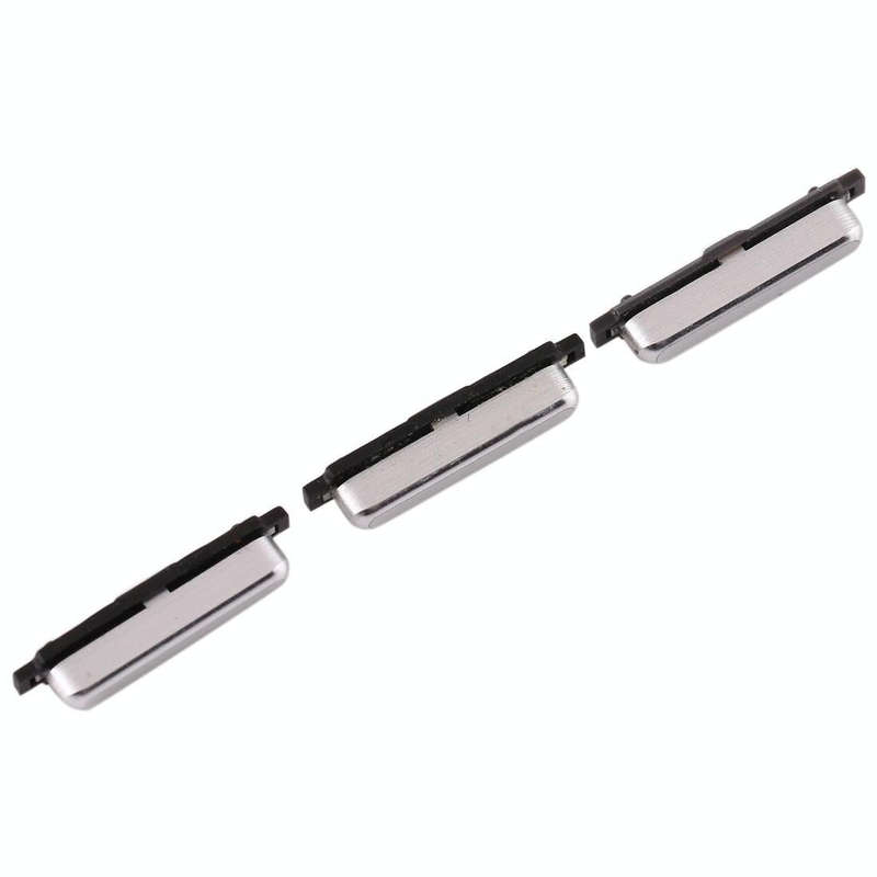 For Galaxy S6 10 Set Side Keys(Silver)