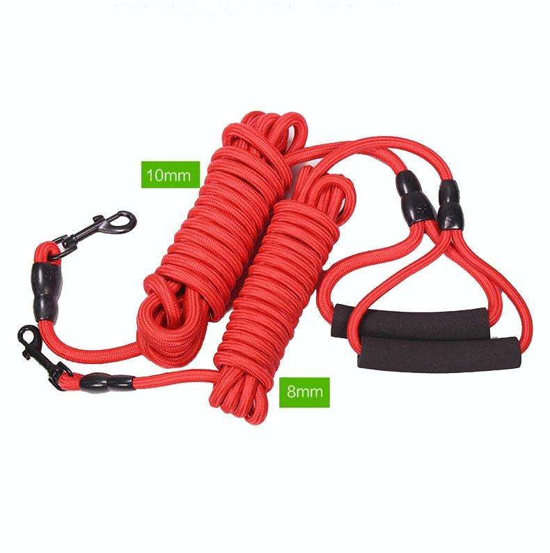 Sh36 Rock Climbing Rope Pet Leash Bold and Long Dog Training Tracking Rope, Size: 1.5m(8mm Orange)