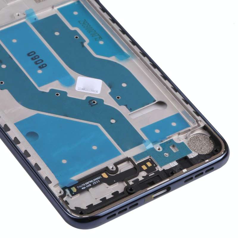Original Front Housing LCD Frame Bezel Plate for TCL 10L / 10 Lite T770H, T770B (Black)