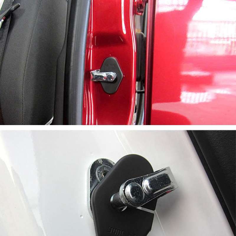 4 PCS Car Door Lock Buckle Decorated Rust Guard Protection Cover for Chevrolet Malibu Aveo Cruze ...