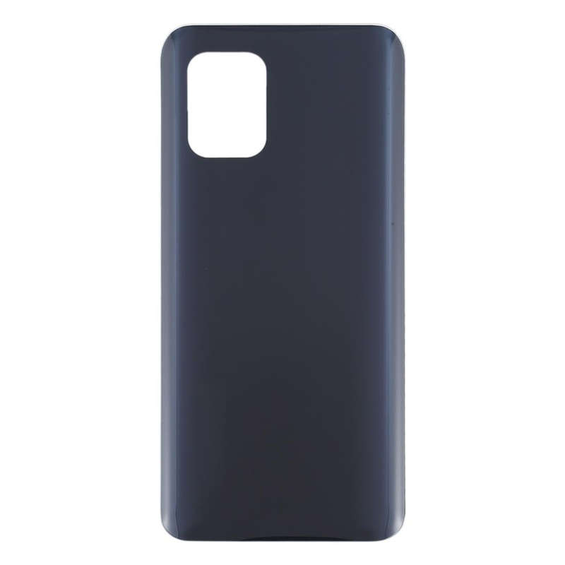 Glass Material Battery Back Cover for Xiaomi Mi 10 Lite 5G/Mi 10 Youth 5G(Black)
