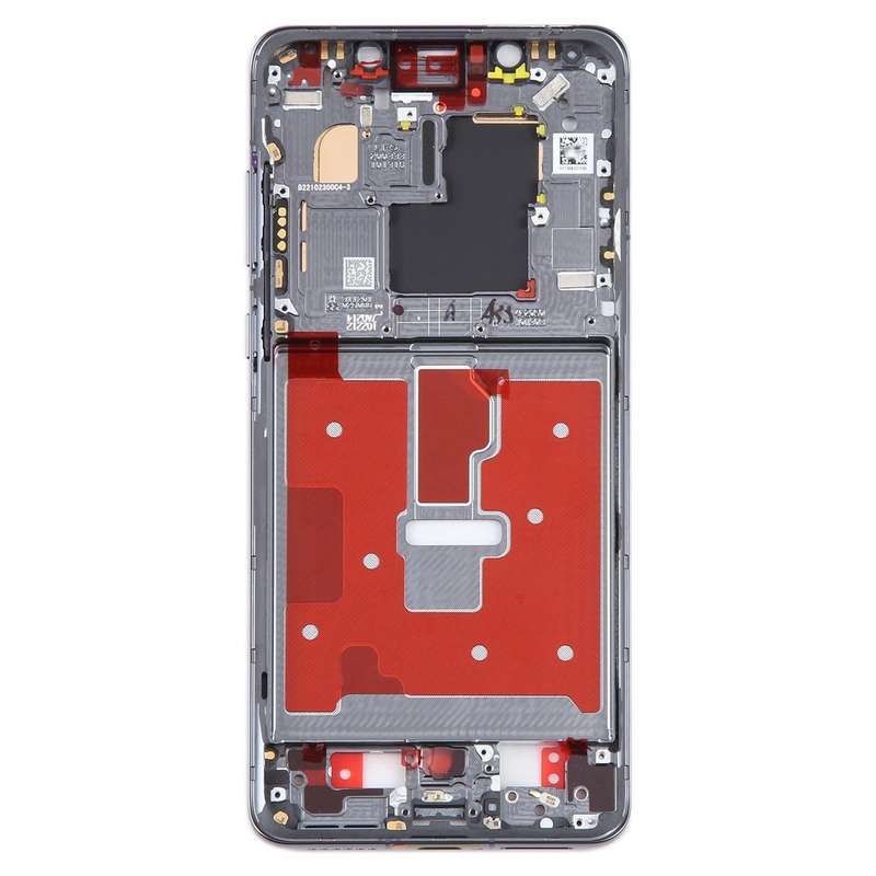 For Huawei Mate 50 Pro Front Housing LCD Frame Bezel Plate(Black)