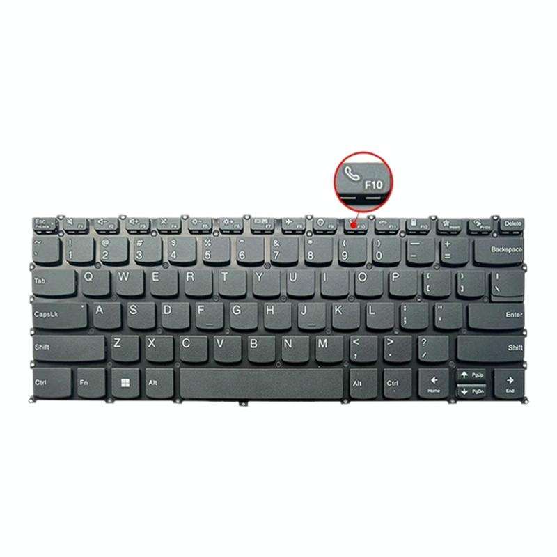 For Lenovo IdeaPad 5 / Yoga Slim 7 Pro US Version Laptop Backlight Keyboard, F10 Key with Phone I...