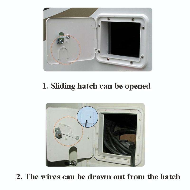 RV Accessories Square Wire Hatch Cover Yacht Accessories Wire Storage Box