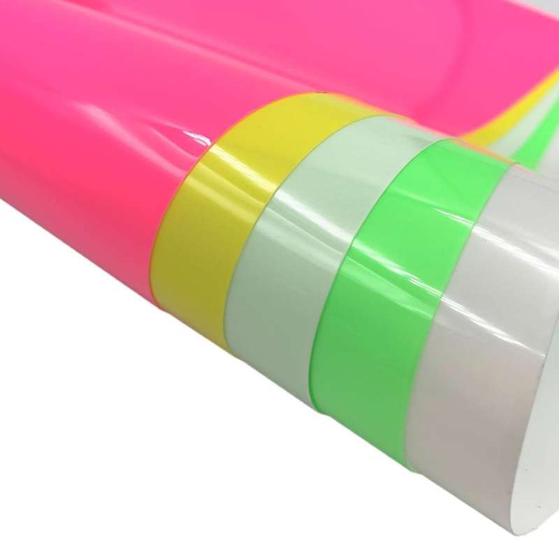 30 x 50cm Luminous PU Engraving Film Heat Transfer Vinyl(White Glowing Blue Light)