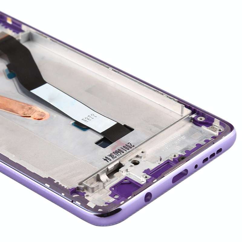 Original LCD Screen for Xiaomi Redmi K30 5G Digitizer Full Assembly with Frame(Purple)