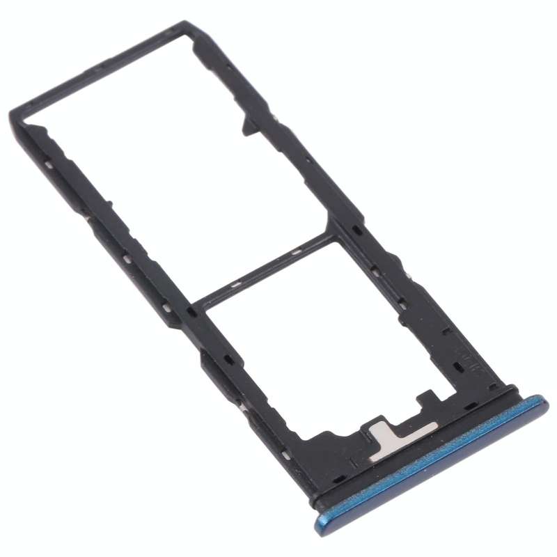 For vivo Y30 (China) / Y20s V2034A SIM Card Tray + SIM Card Tray + Micro SD Card Tray (Blue)