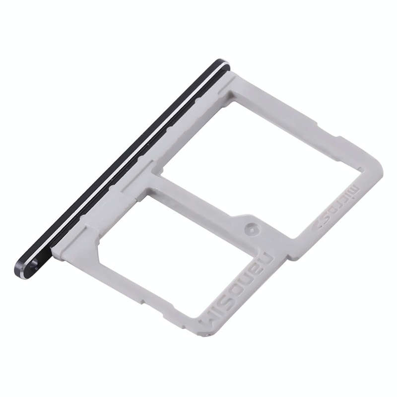 SIM Card Tray + Micro SD Card Tray for LG Q6 / M700 / M700N / G6 Mini(Black)