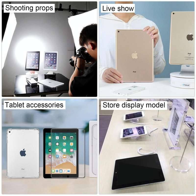 For iPad 9.7 (2017) Color Screen Non-Working Fake Dummy Display Model (Gold + White)